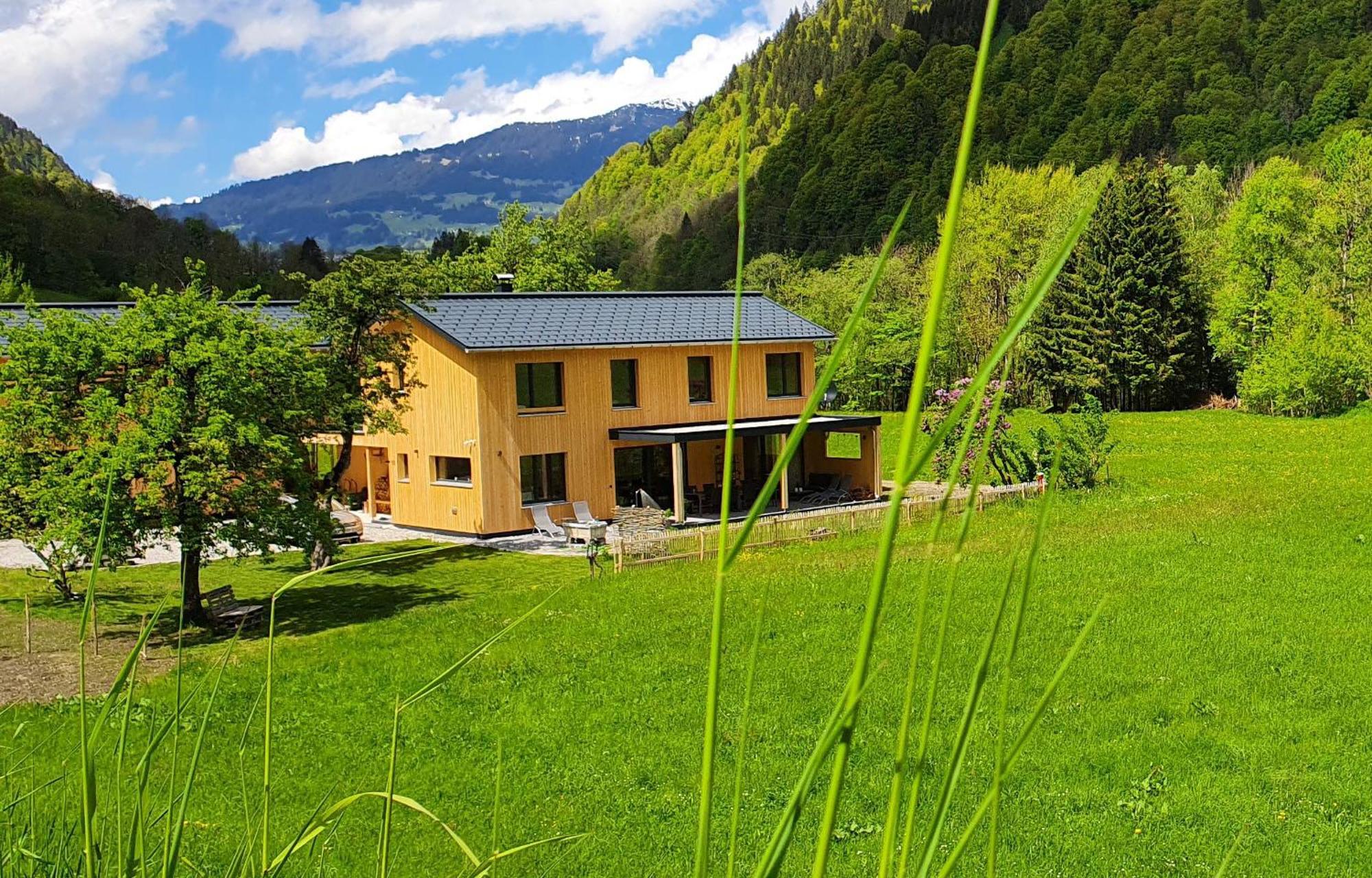 הוילה Galgenul Haus Valtellina מראה חיצוני תמונה